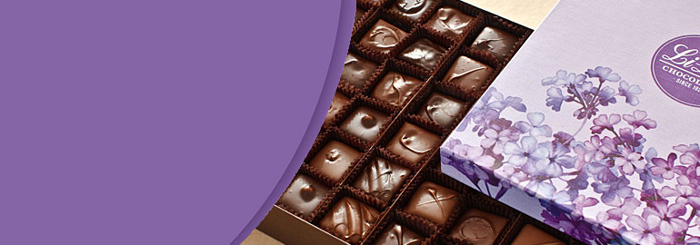 Signature Chocolate Gift Boxes from Li-Lac Chocolates in New York